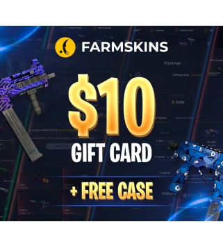 Farmskins $10 Wallet Card + FREE CASE Key GLOBAL